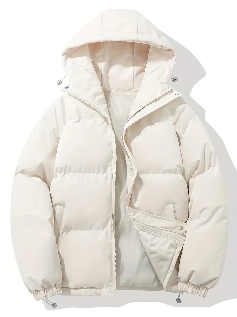 Abrigo Acolchado Mujer Oversized para Otoño (4)