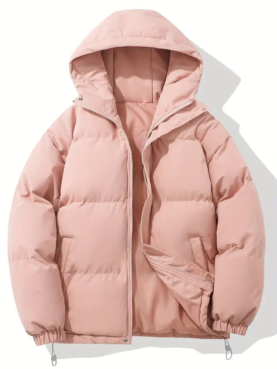 Abrigo Acolchado Mujer Oversized para Otoño (5)