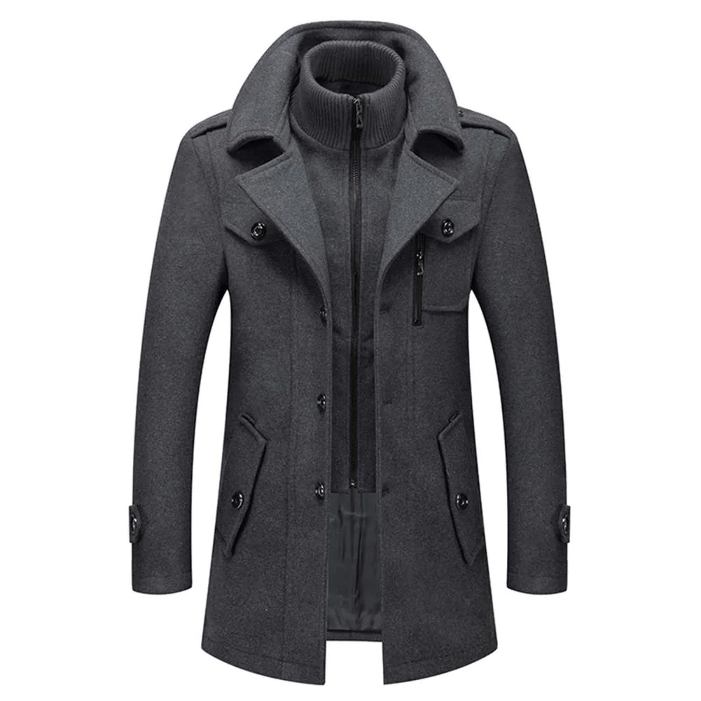 Abrigo Mujer Acolchado de Otoño en Gris