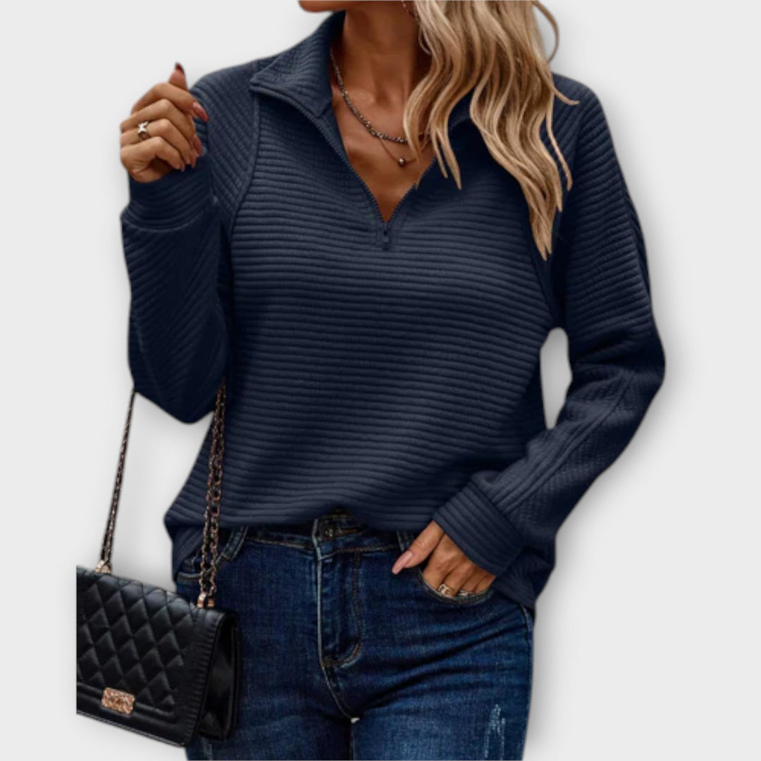 Bequeme Damen Strickjacke für jeden Anlass in Blau