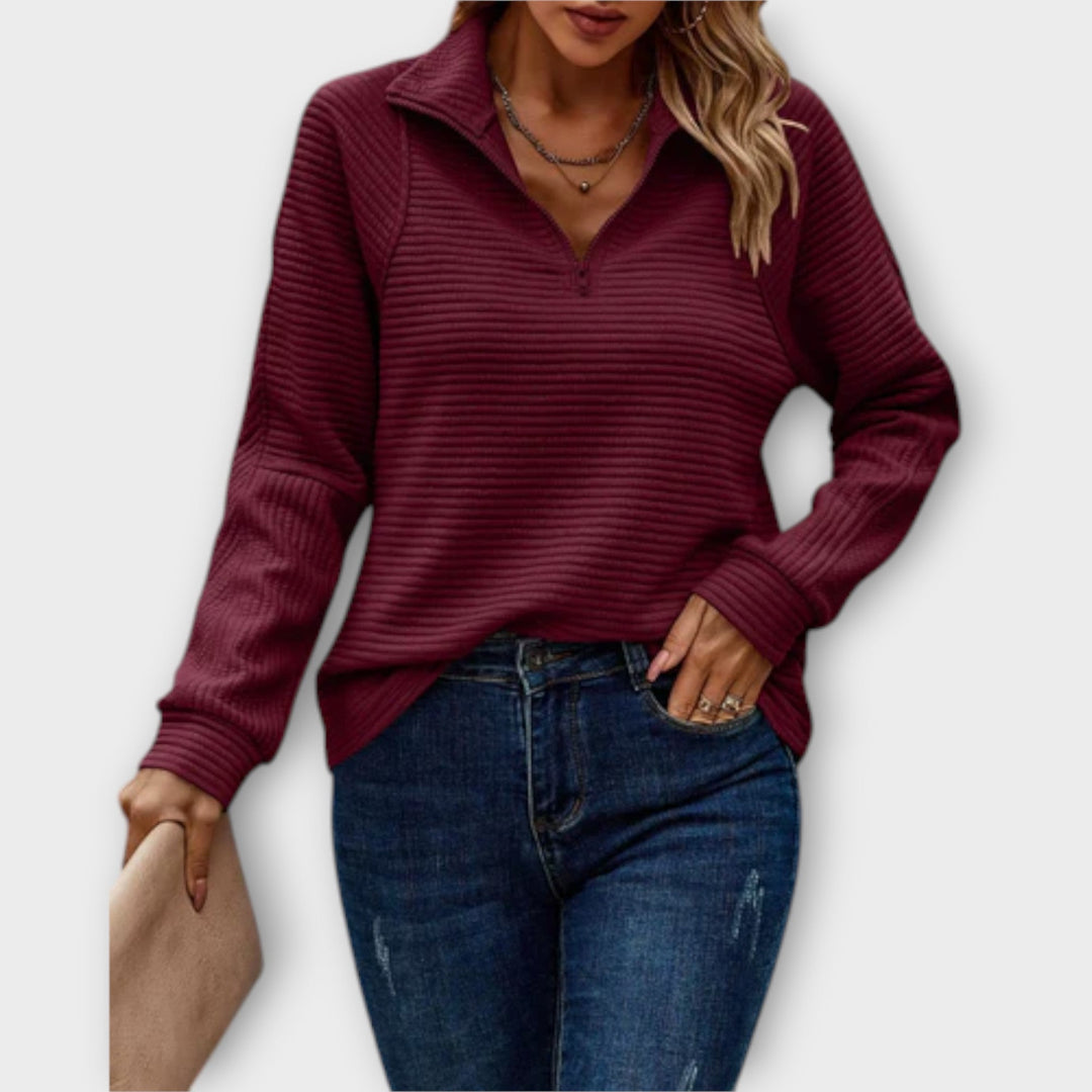 Bequeme Damen Strickjacke für jeden Anlass in Rot