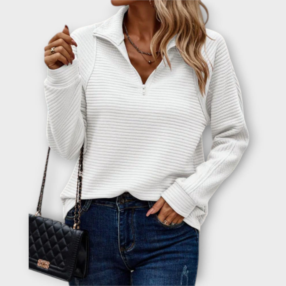 Bequeme Damen Strickjacke für jeden Anlass in Weiß
