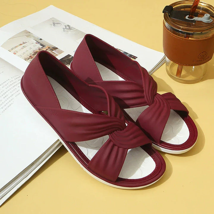 Bequeme Orthopädische Zehensandalen Orthopedic Sandals en Rojo