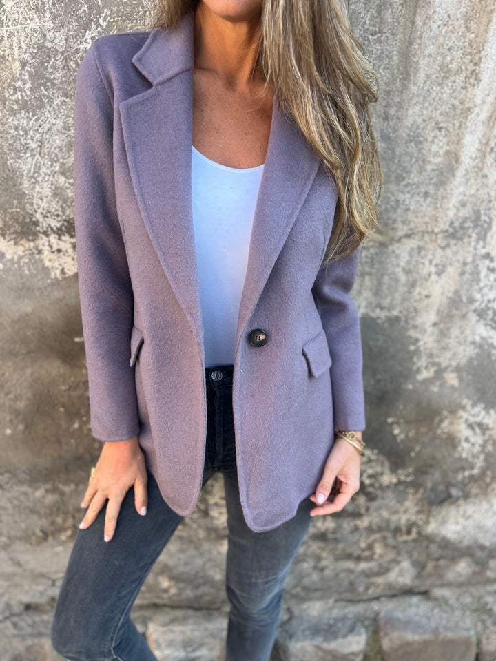 Blazer de Mujer Clásico Elegante en Morado