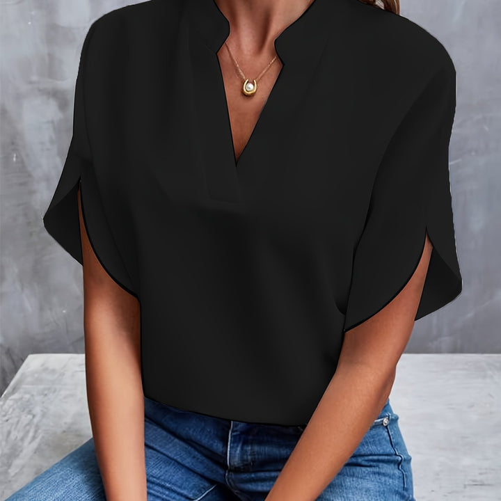 Blusa Elegante para Mujer de Algodón en Negro
