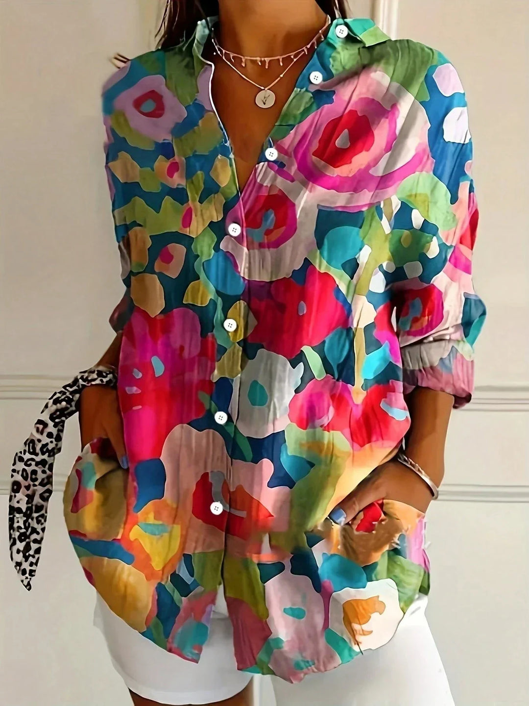 Blusa para Mujer Estampada Colorida en Mix