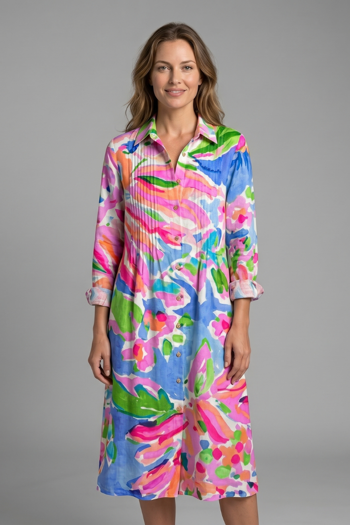 Boho Damen Strickkleid für den Alltag (10)