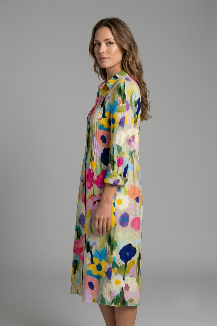 Boho Damen Strickkleid für den Alltag (4)