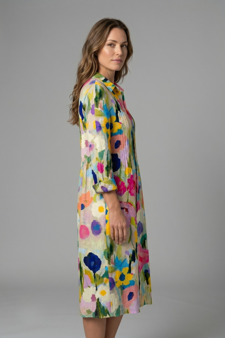 Boho Damen Strickkleid für den Alltag (5)