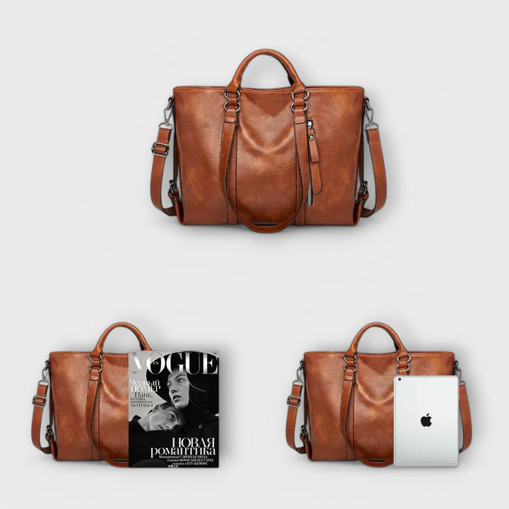 Bolsa de Cuero Suave Grande para Diario (6)