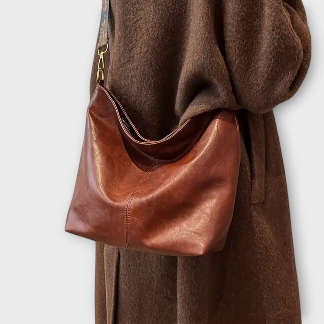 Bolsa de Hombro Vintage Suave para Mujer (6)