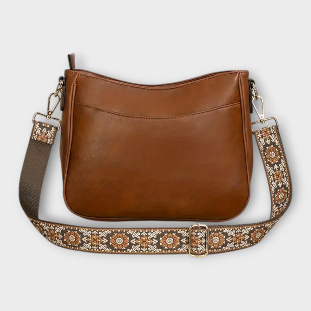 Bolso Bandolera Bohemio de Cuero Vegano (2)