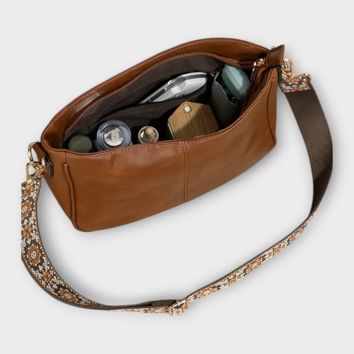 Bolso Bandolera Bohemio de Cuero Vegano (3)