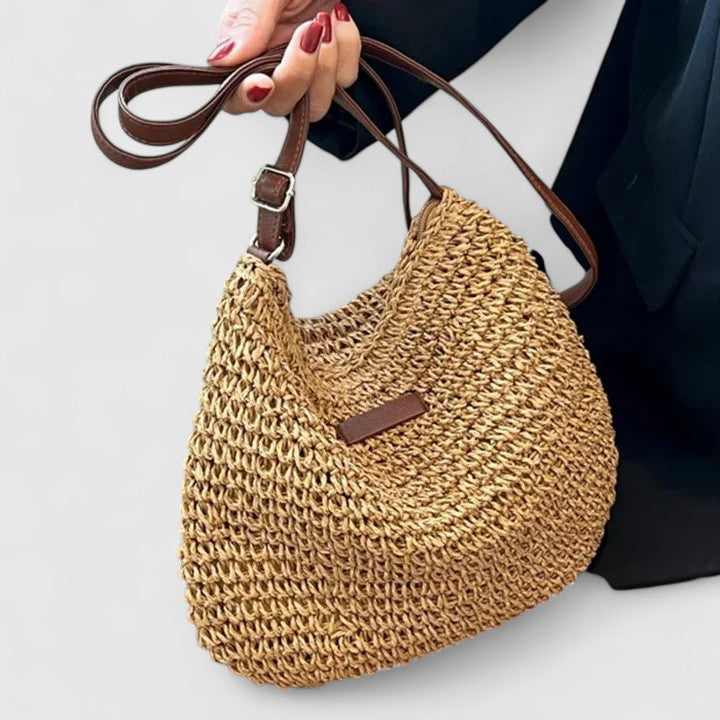 Bolso de Hombro Tejido para Mujer Verano (2)
