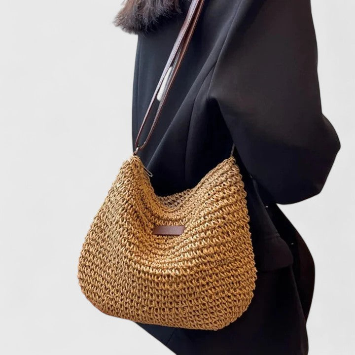 Bolso de Hombro Tejido para Mujer Verano (6)