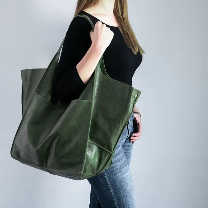 Bolso Tote de Cuero Vegano Extragrande