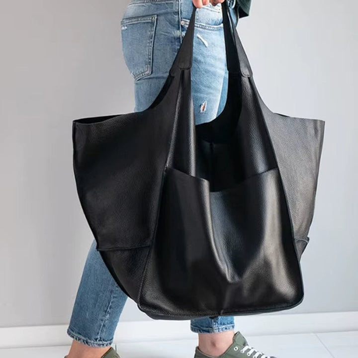 Bolso Tote de Cuero Vegano Extragrande (11)