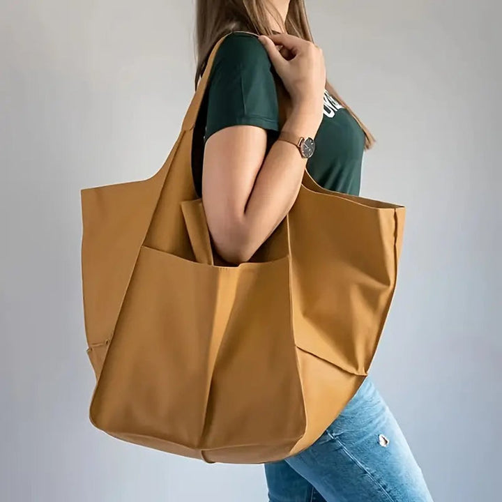 Bolso Tote de Cuero Vegano Extragrande (3)