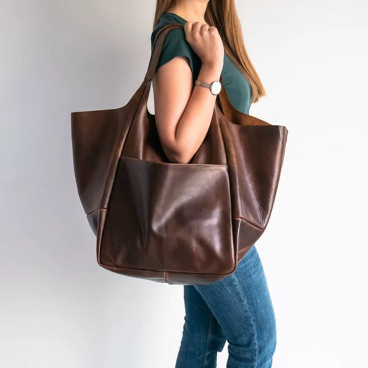 Bolso Tote de Cuero Vegano Extragrande (5)