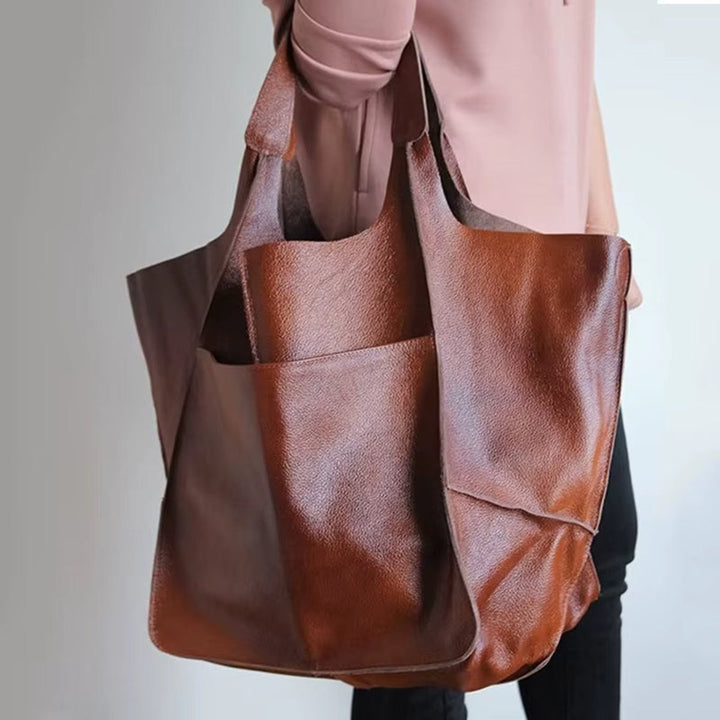 Bolso Tote de Cuero Vegano Extragrande (9)