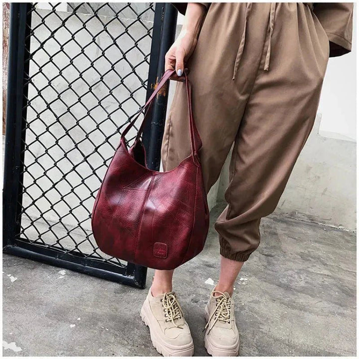 Bolso Vintage de Cuero Suave para Mujer (7)