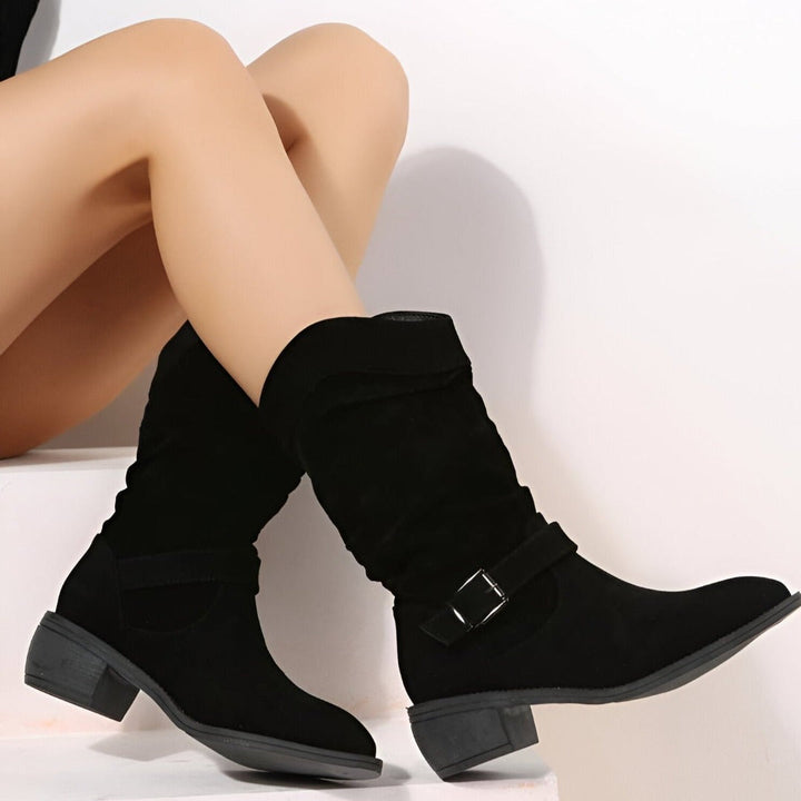 Botas de Ante Suave Cómodas para Mujer (4)