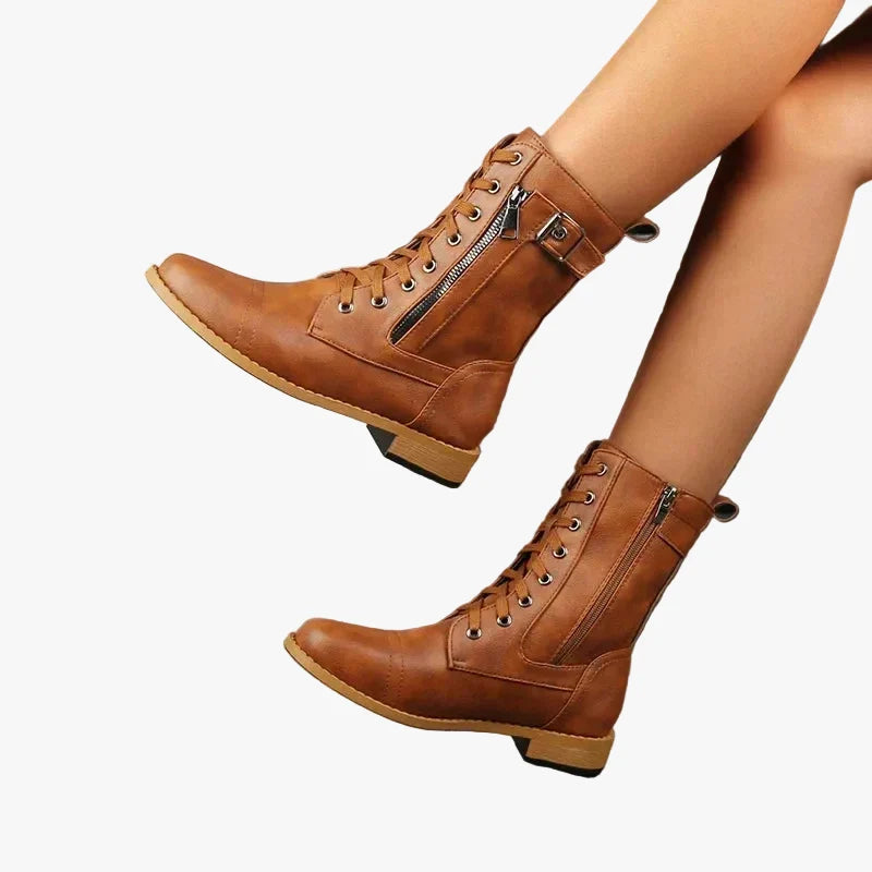 Botas de mujer con cordones look otoño