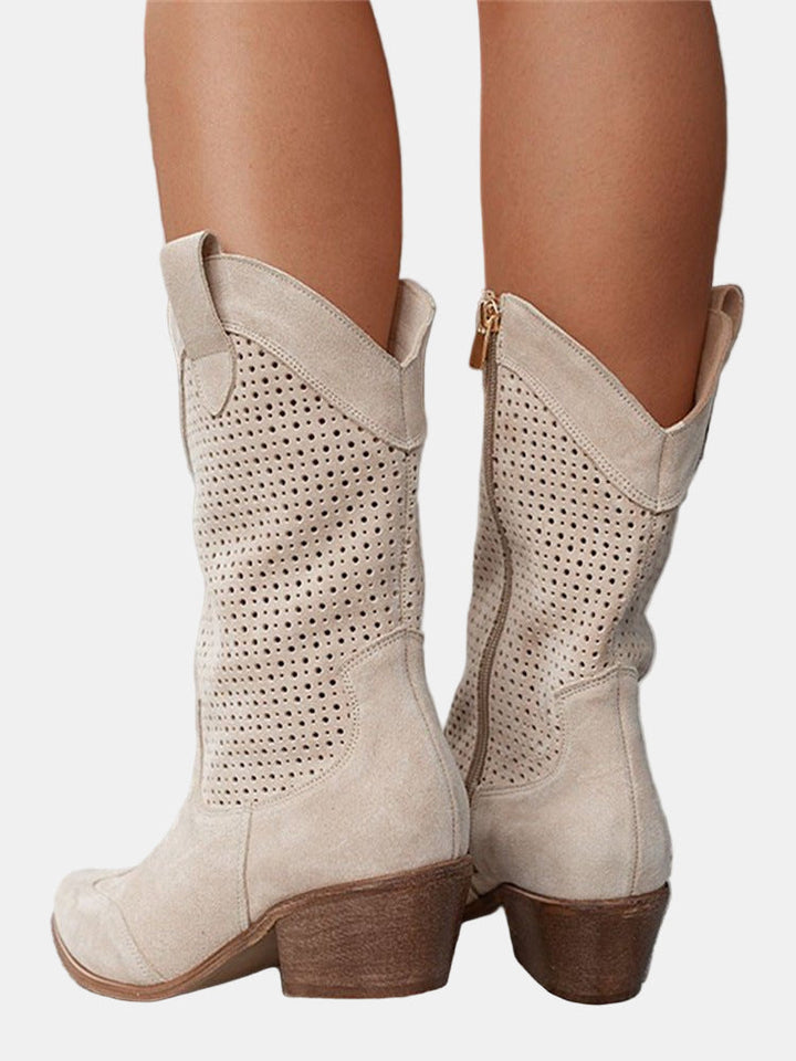 Botas de Mujer Perforadas Ligeras Versátiles (3)