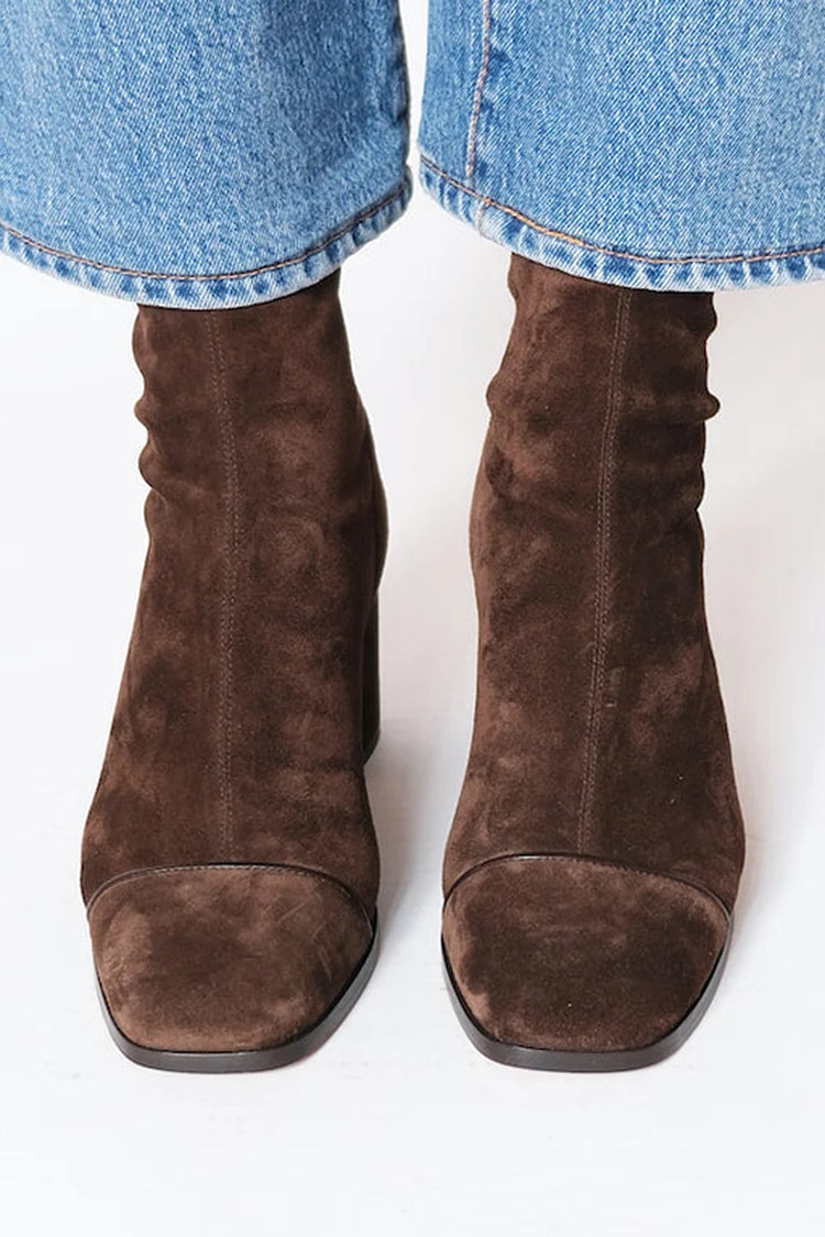 Botines de gamuza elegantes para otoño (2)
