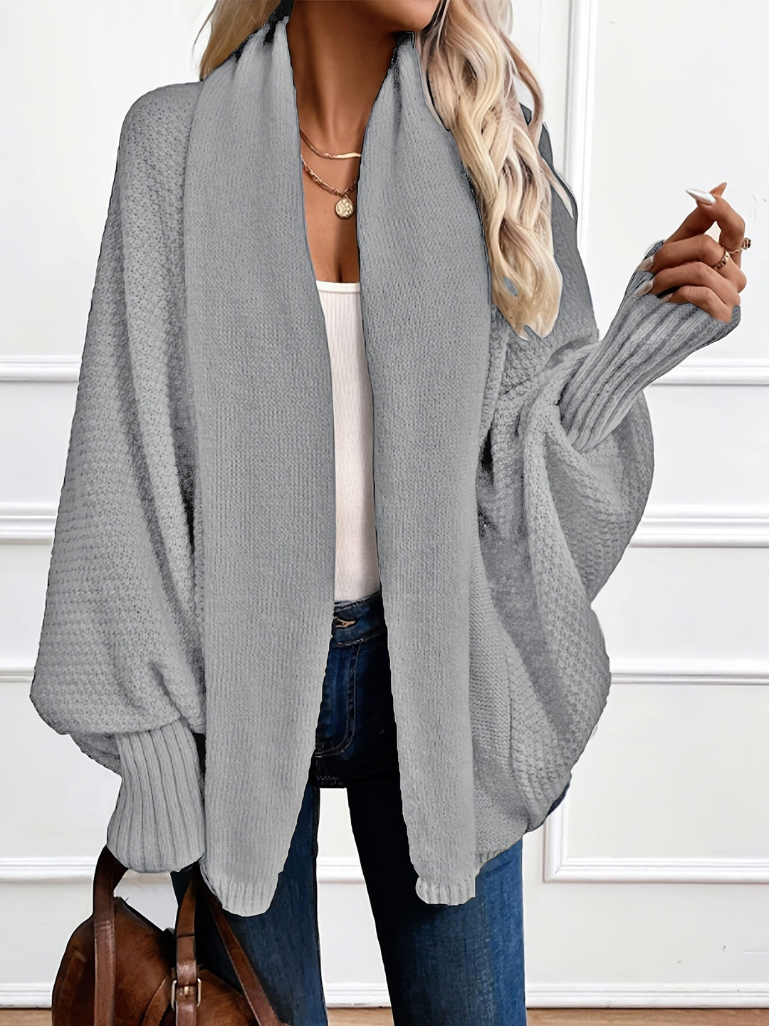 Cardigan Refinado de Punto (5)