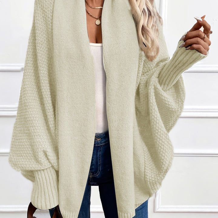 Cardigan Refinado de Punto en Albaricoque