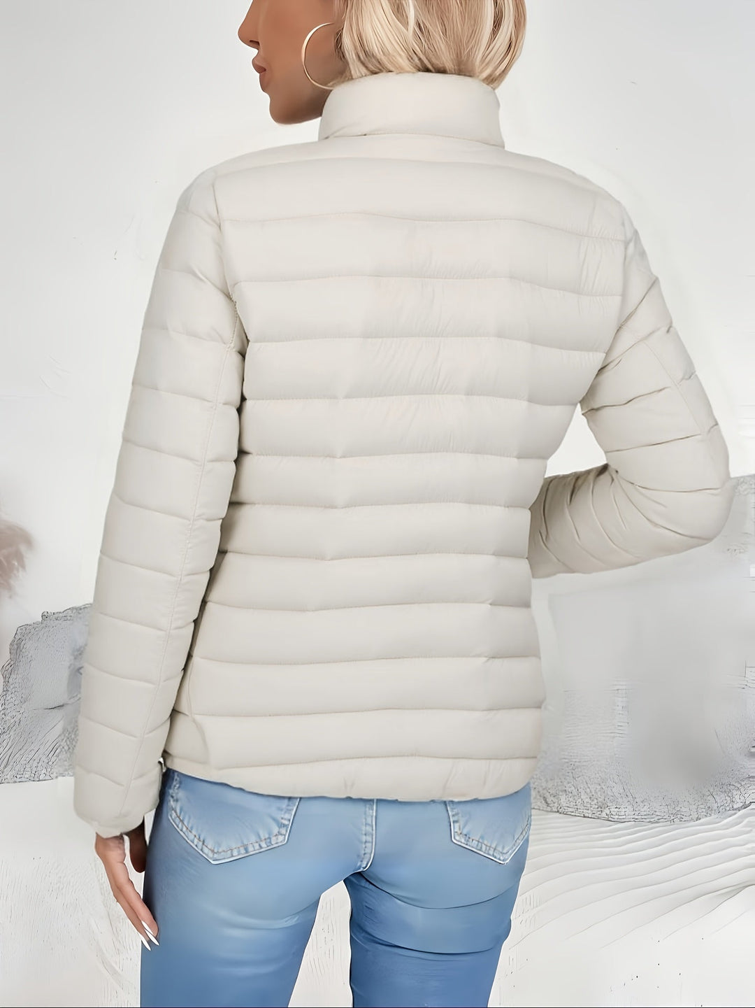 Chaqueta Acolchada Entallada Ligera (22)