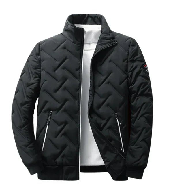 Chaqueta Acolchada Mujer de Otoño en Negro