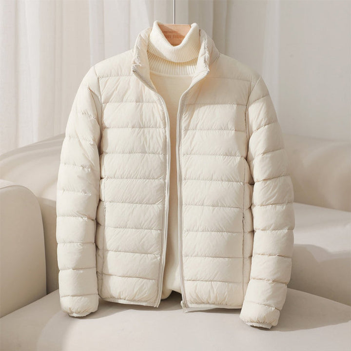 Chaqueta Acolchada Mujer para el Otoño en Beige