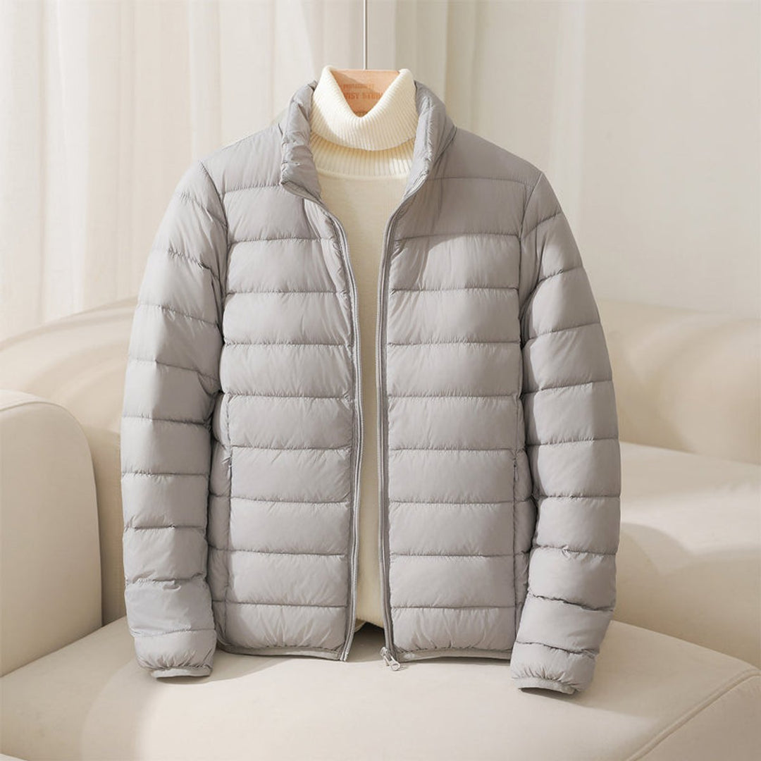 Chaqueta Acolchada Mujer para el Otoño en Gris