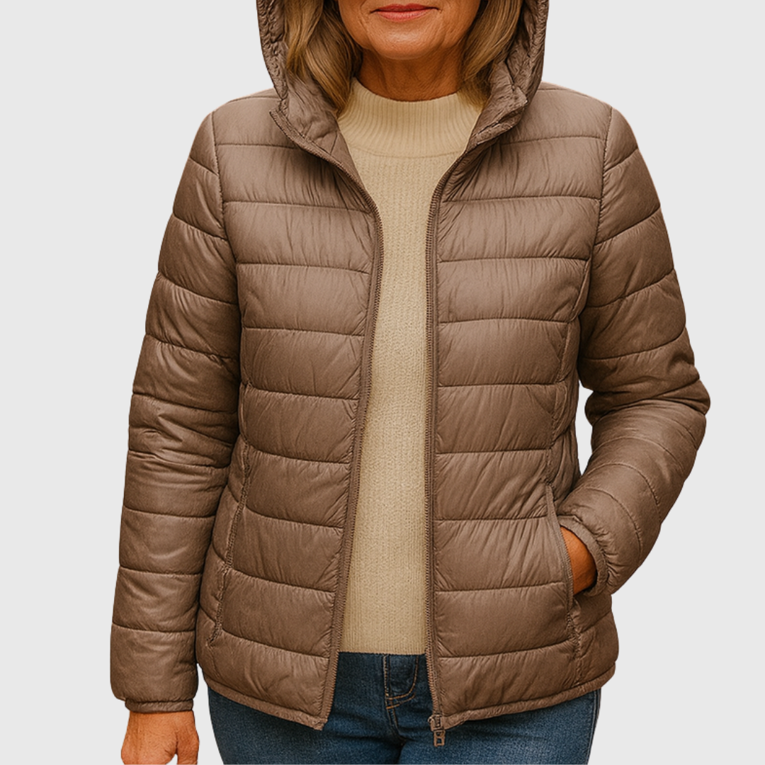 Chaqueta acolchada para mujer de otoño