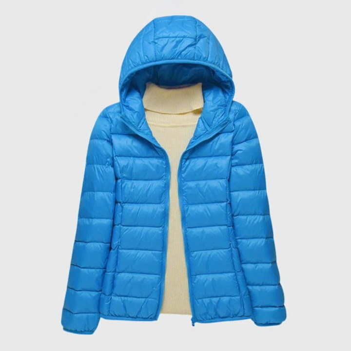 Chaqueta acolchada para mujer de otoño en Azul