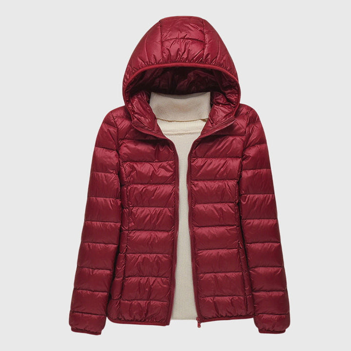 Chaqueta acolchada para mujer de otoño en Burdeos