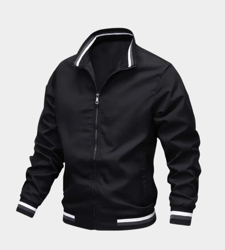 Chaqueta Bomber Mujer Ligera Otoño en Negro