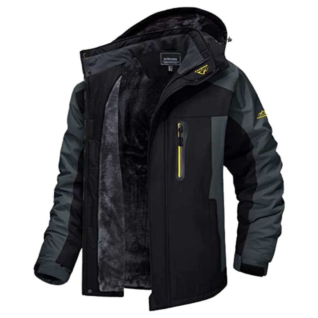Chaqueta Casual Resistente de Hombre para Otoño en Negro