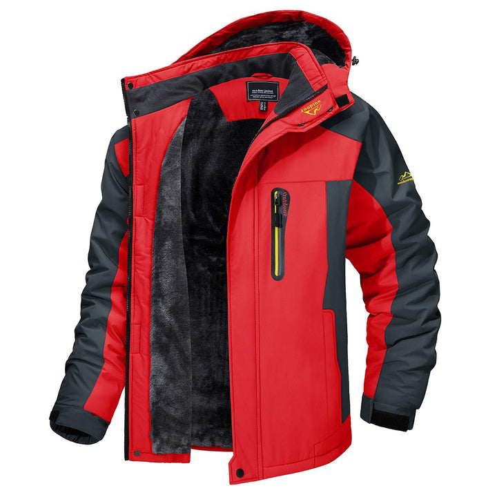 Chaqueta Casual Resistente de Hombre para Otoño en Rojo
