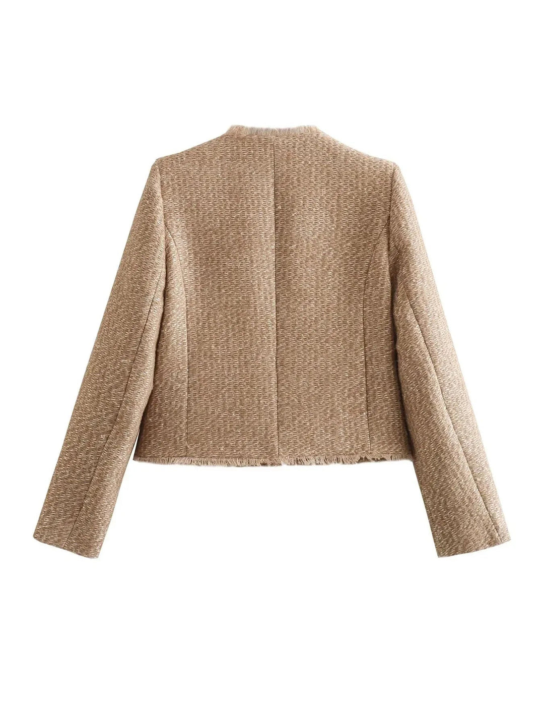 Chaqueta Corta de Tweed para Mujer (4)