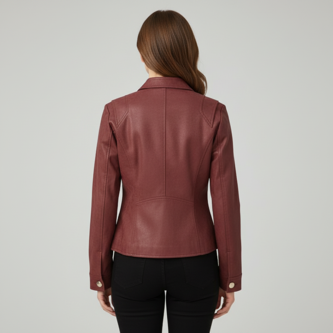 Chaqueta Corta para Mujer Elegante Estructurada (2)