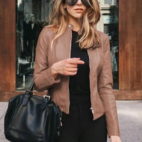 Vega | Tailierte Lederjacke für Frauen