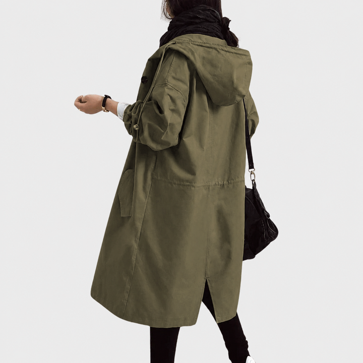 Chaqueta Impermeable Desenfadada Elegante Versátil (11)