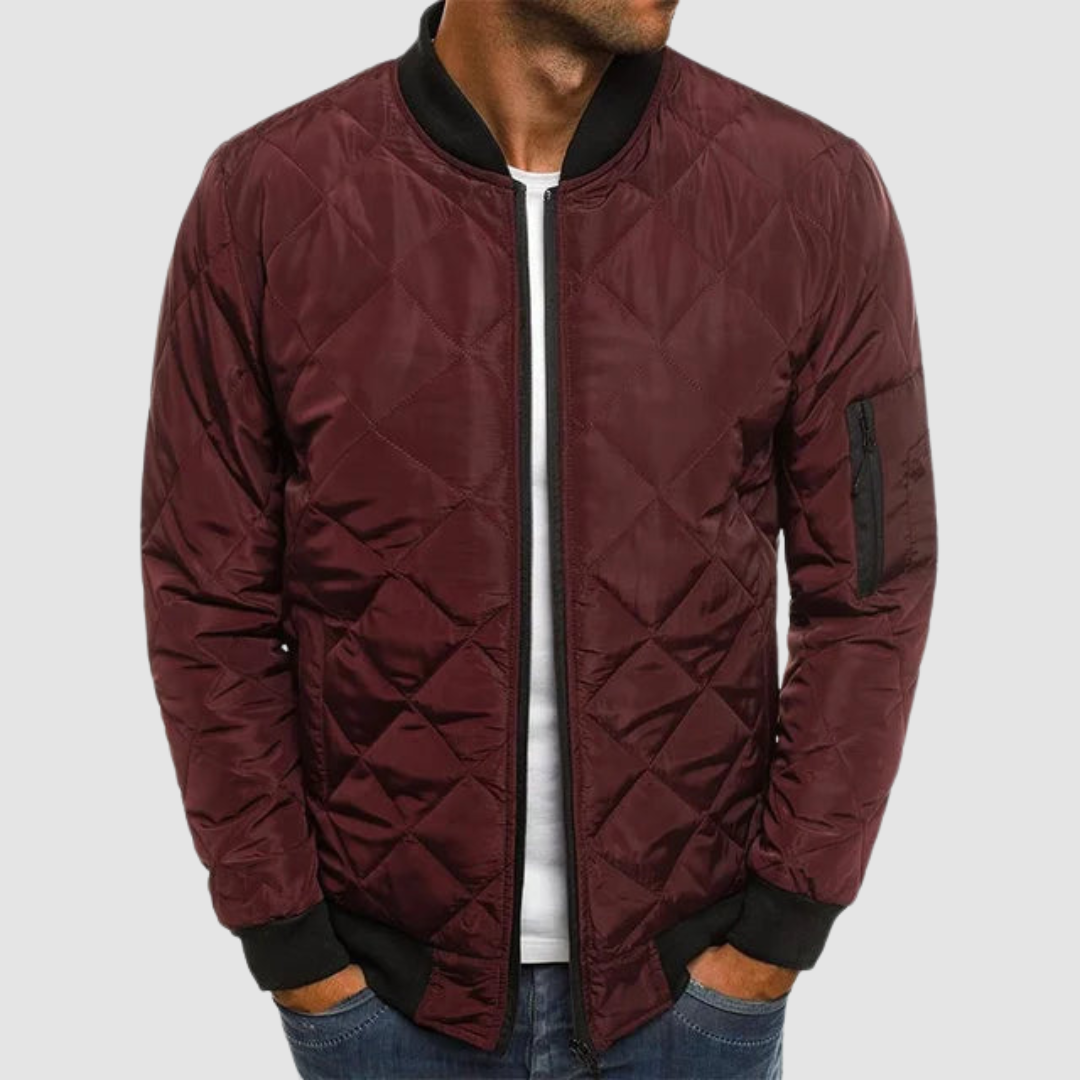 Chaqueta Ligera de Otoño para Mujer en Burgund