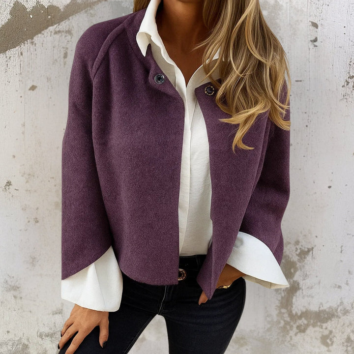 Chaqueta Ligera Versátil de Verano en Morado