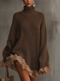 Ana | Bequemes Strickkleid mit langen Ärmeln für den Herbst