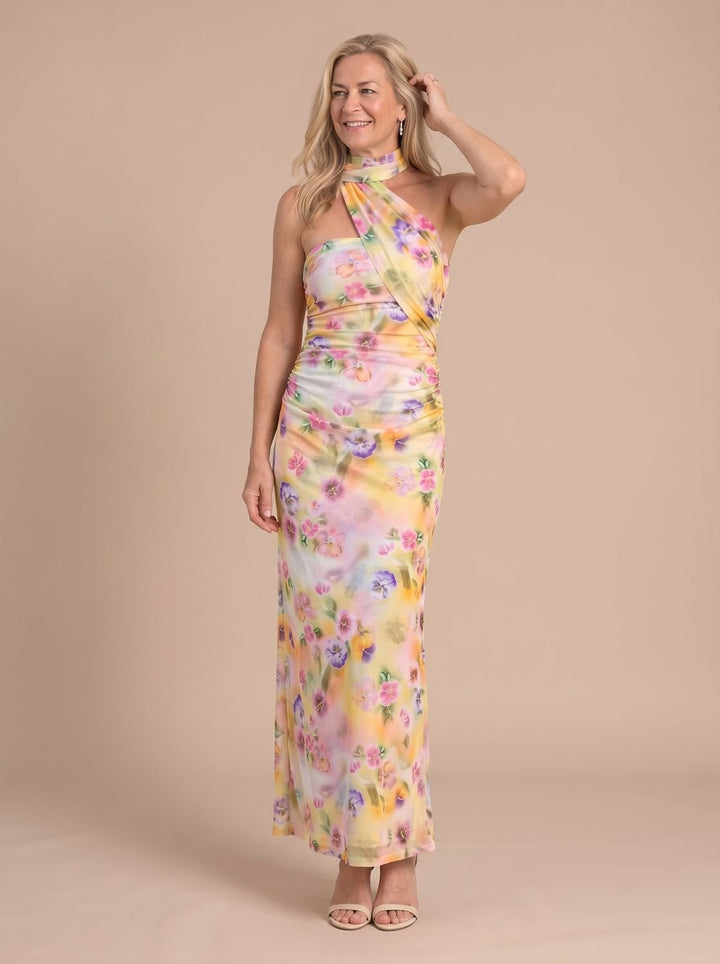 Damen Abendkleid Neckholder Maxi für Hochzeiten (10)