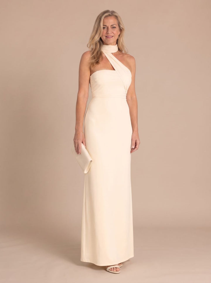 Damen Abendkleid Neckholder Maxi für Hochzeiten (3)